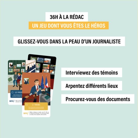 Lot de 5 jeux - 36h à la rédac - La disparition de Matéo