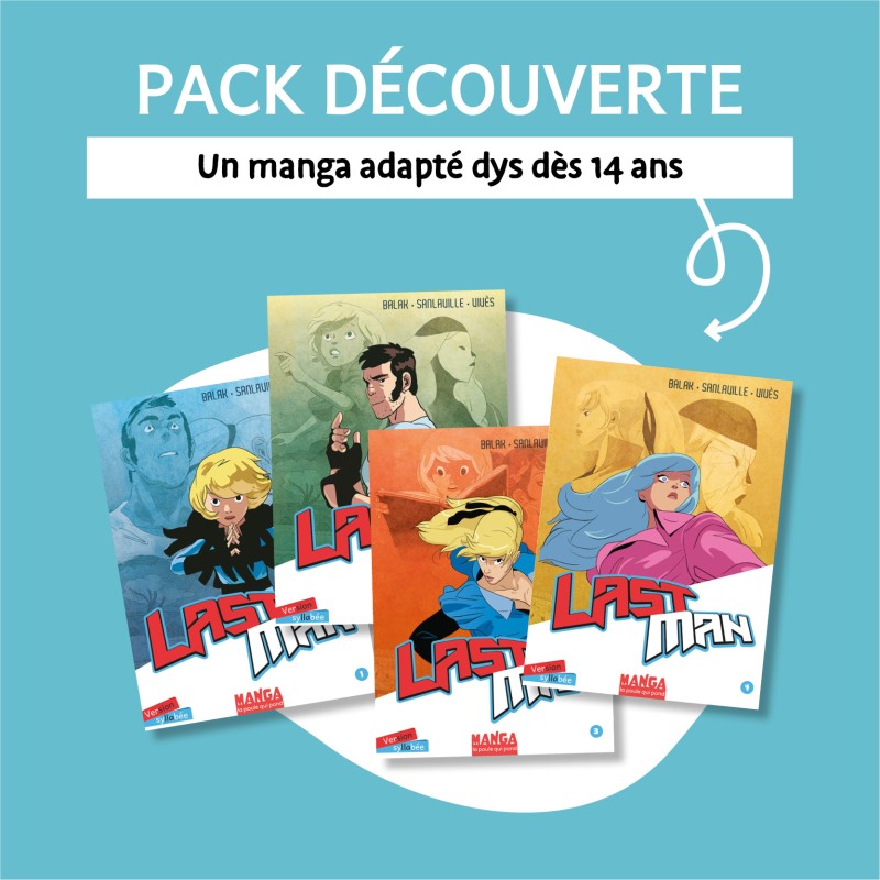 Pack découverte - Manga Lastman édition syllabée
