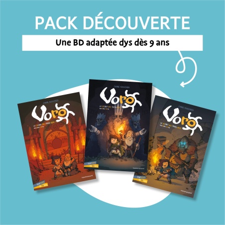 Pack découverte - BD Voro édition syllabée