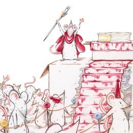 Roger le chat (pas trop) malin et le morceau de camembert