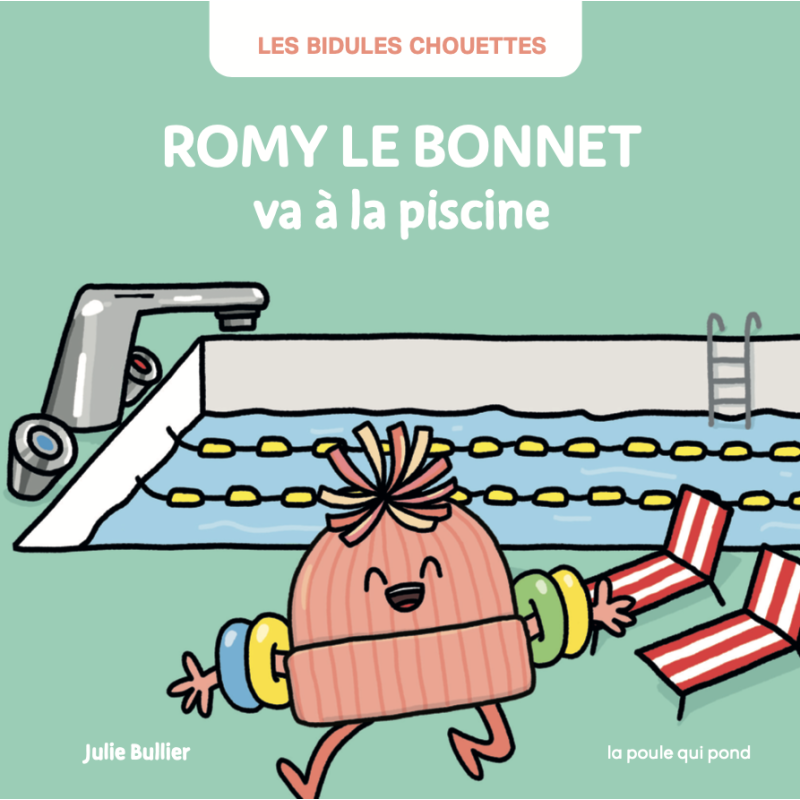 Romy le bonnet va à la piscine