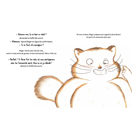 Roger le chat (pas trop) malin et les trous de l'emmental Roger le chat (pas trop) malin et les trous de l'emmental
