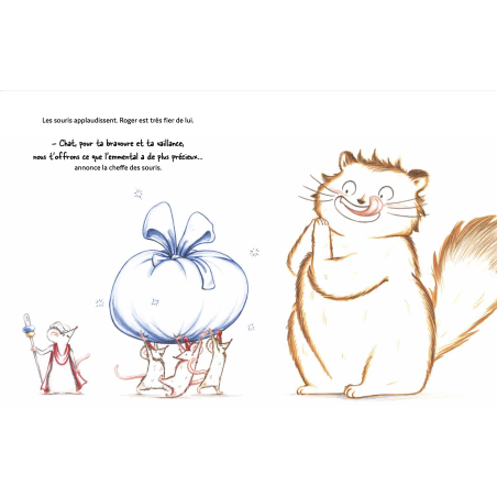 Roger le chat (pas trop) malin et les trous de l'emmental Roger le chat (pas trop) malin et les trous de l'emmental