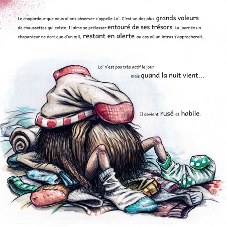 Sous mon lit il y a... un voleur de chaussettes !